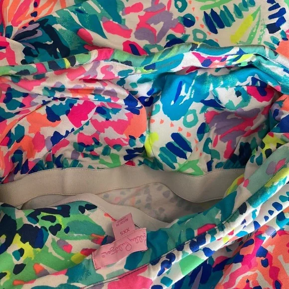 Lilly Pulitzer Strapless Midi Length Dress - Picture 3 of 4